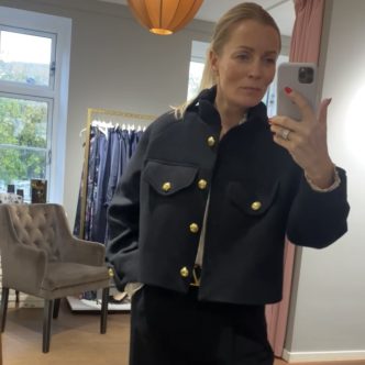 Signé wool jacket black