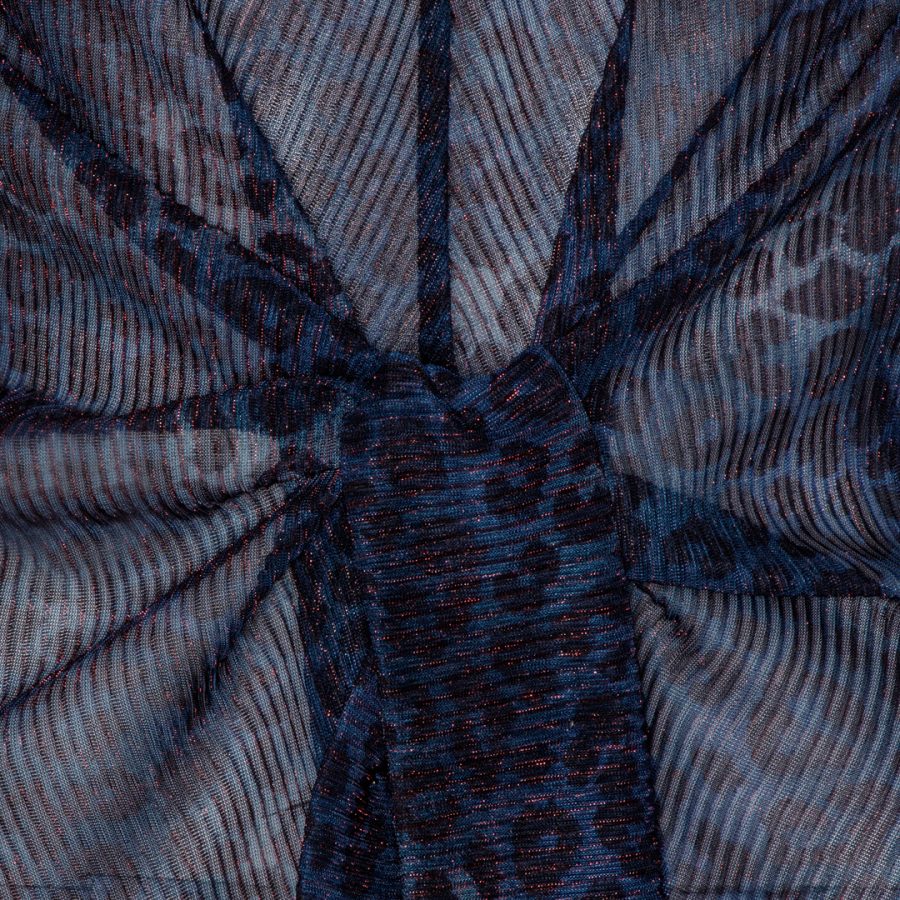 Karmamia rio blouse navy brown leo - Image 3