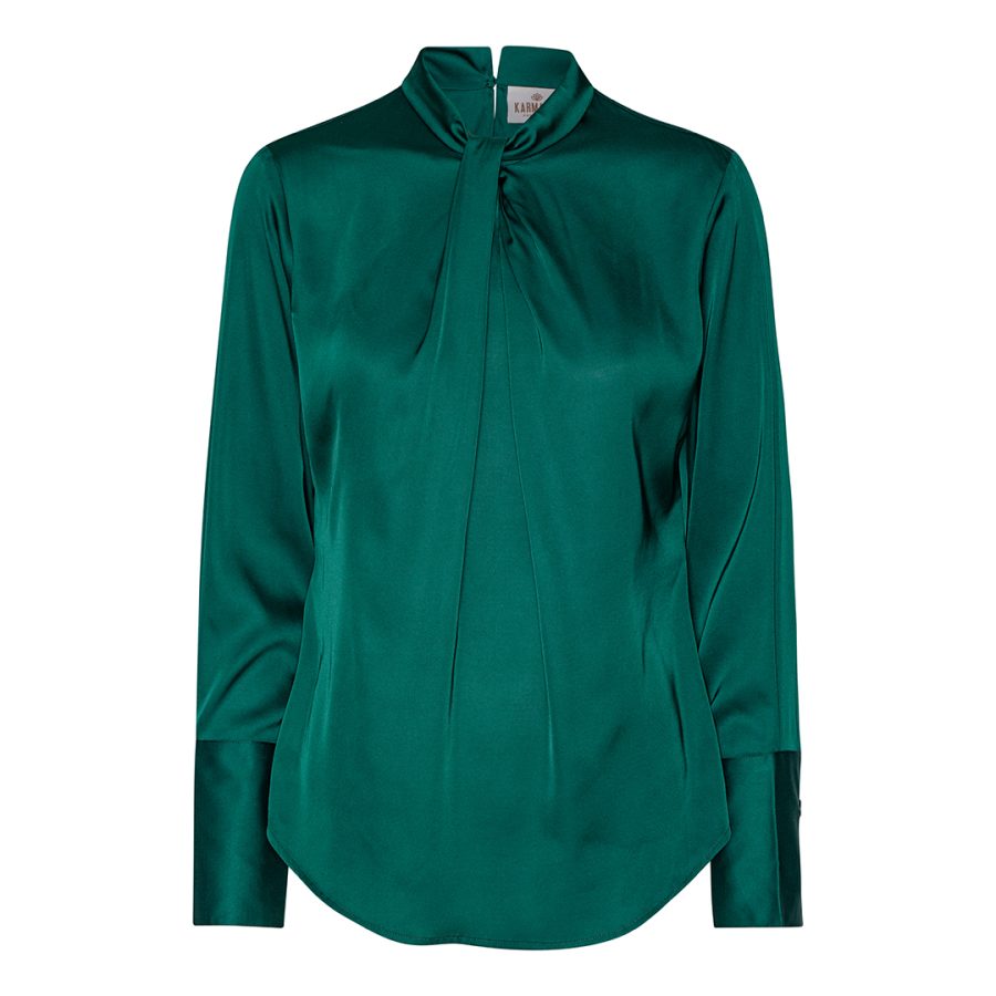 Karmamia tara blouse dark green