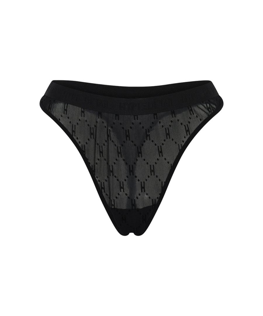 Hype the detail mesh string black
