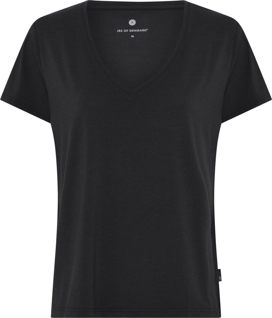 Jbs of denmark v neck t-shirt black