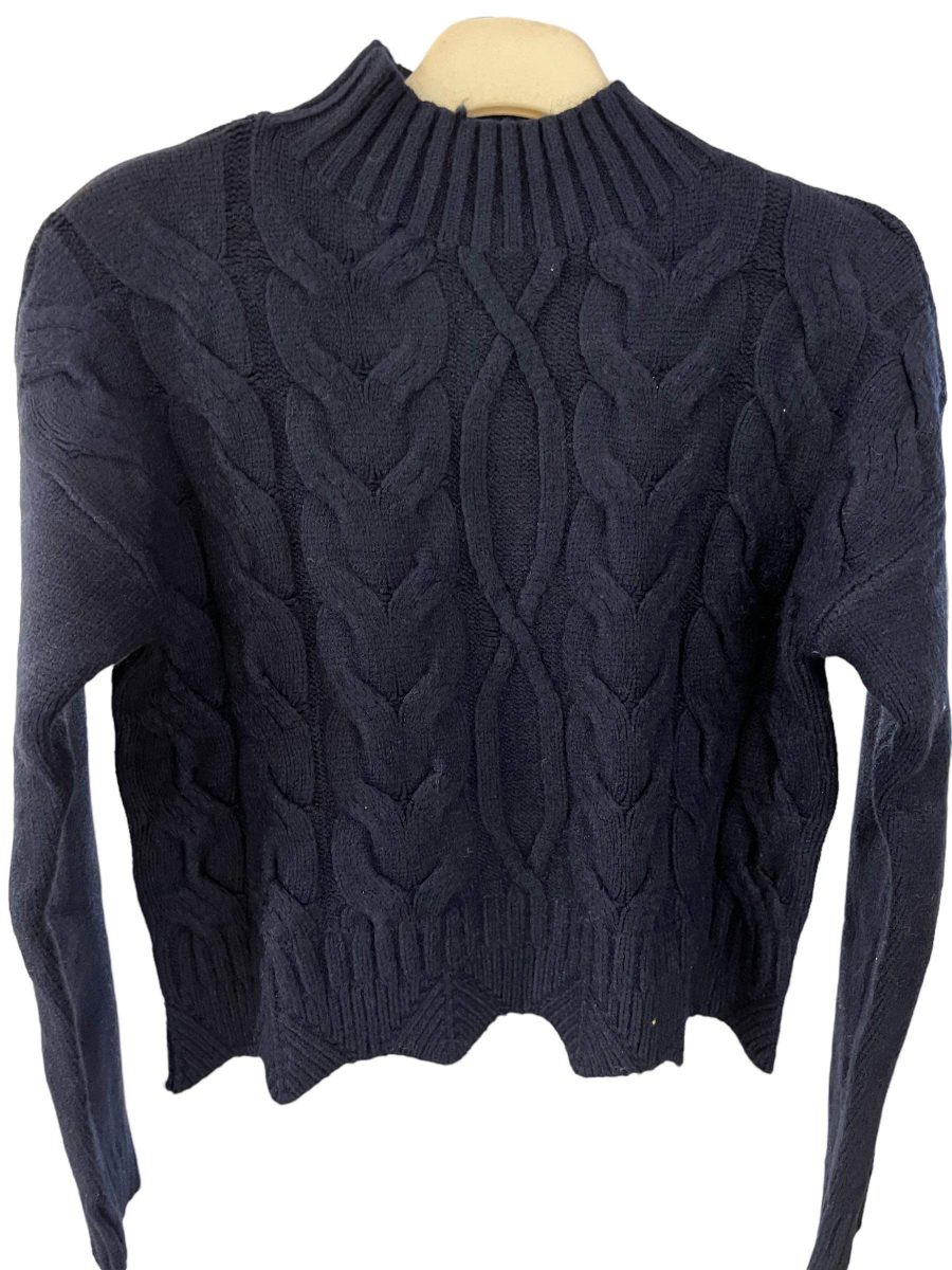 BB cable knit navy