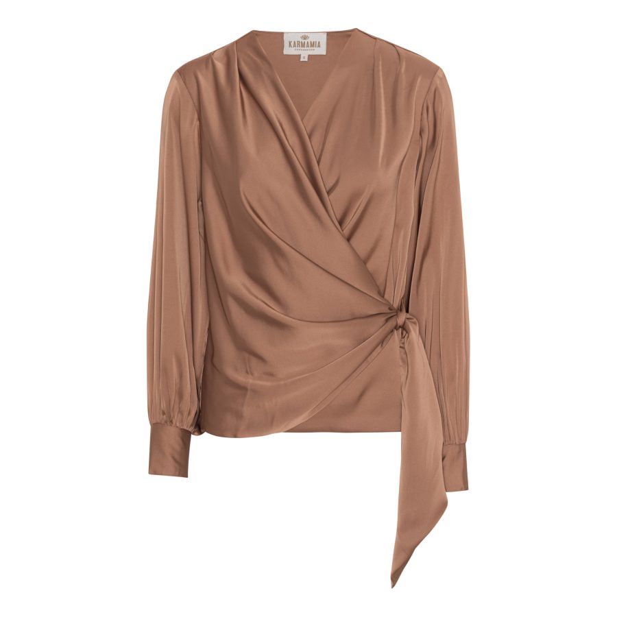 Karmamia ines blouse caramel