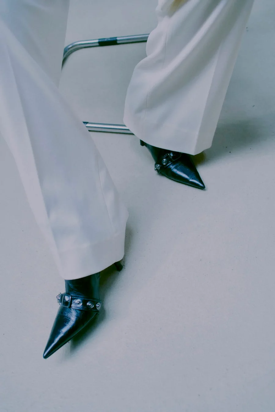Copenhagen muse wide tailor pants jet stream - Image 4