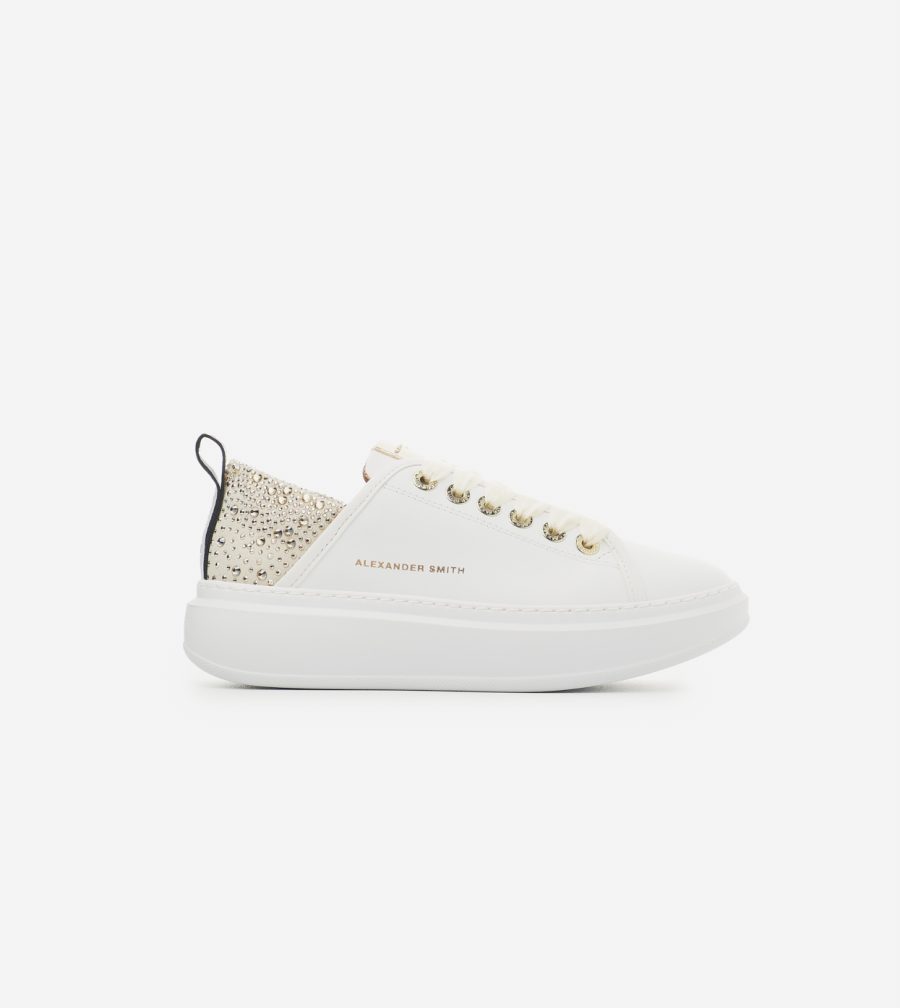 Alexander smith wembley sneakers white gold - Image 2