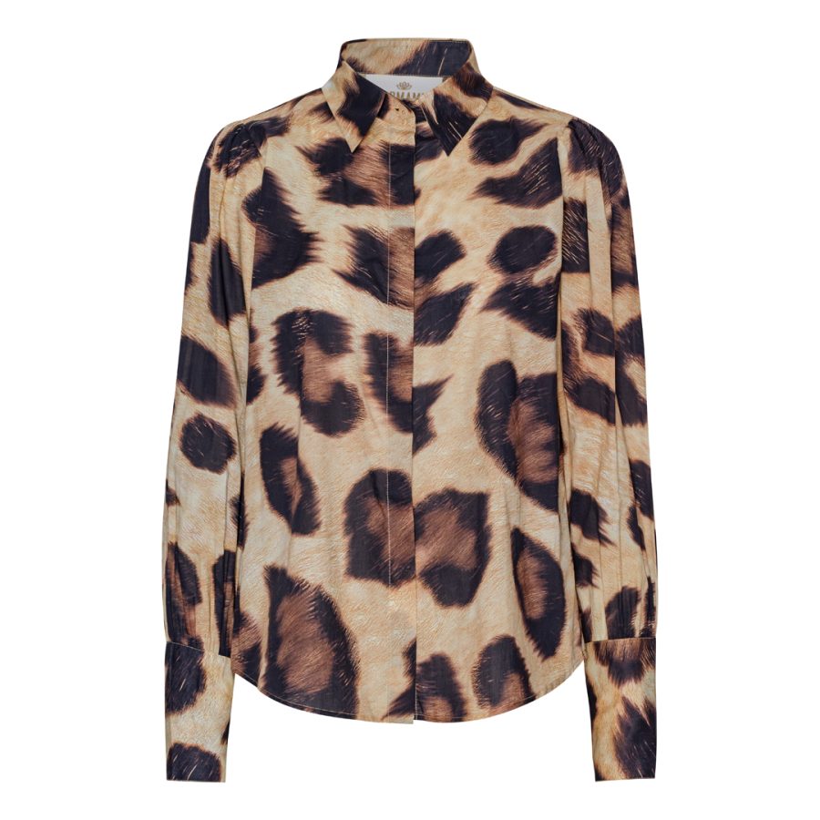 Karmamia honey shirt maxi leo poplin