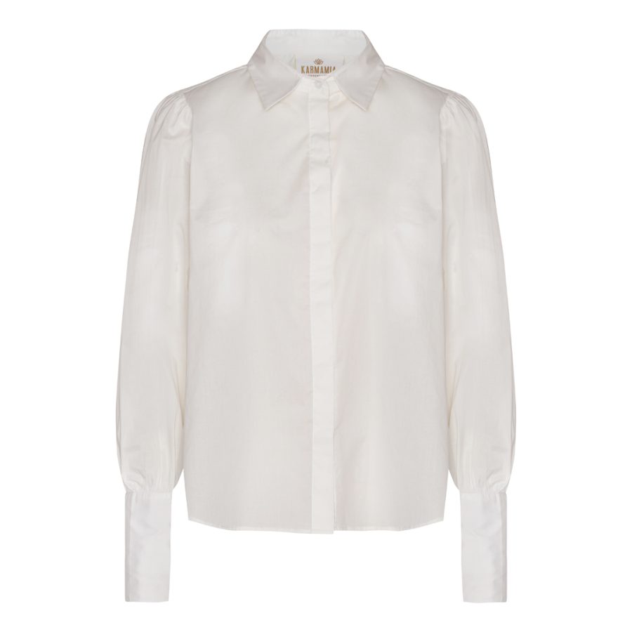 Karmamia honey shirt white poplin