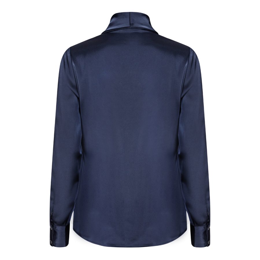 Karmamia jules blouse semi rich navy - Image 2