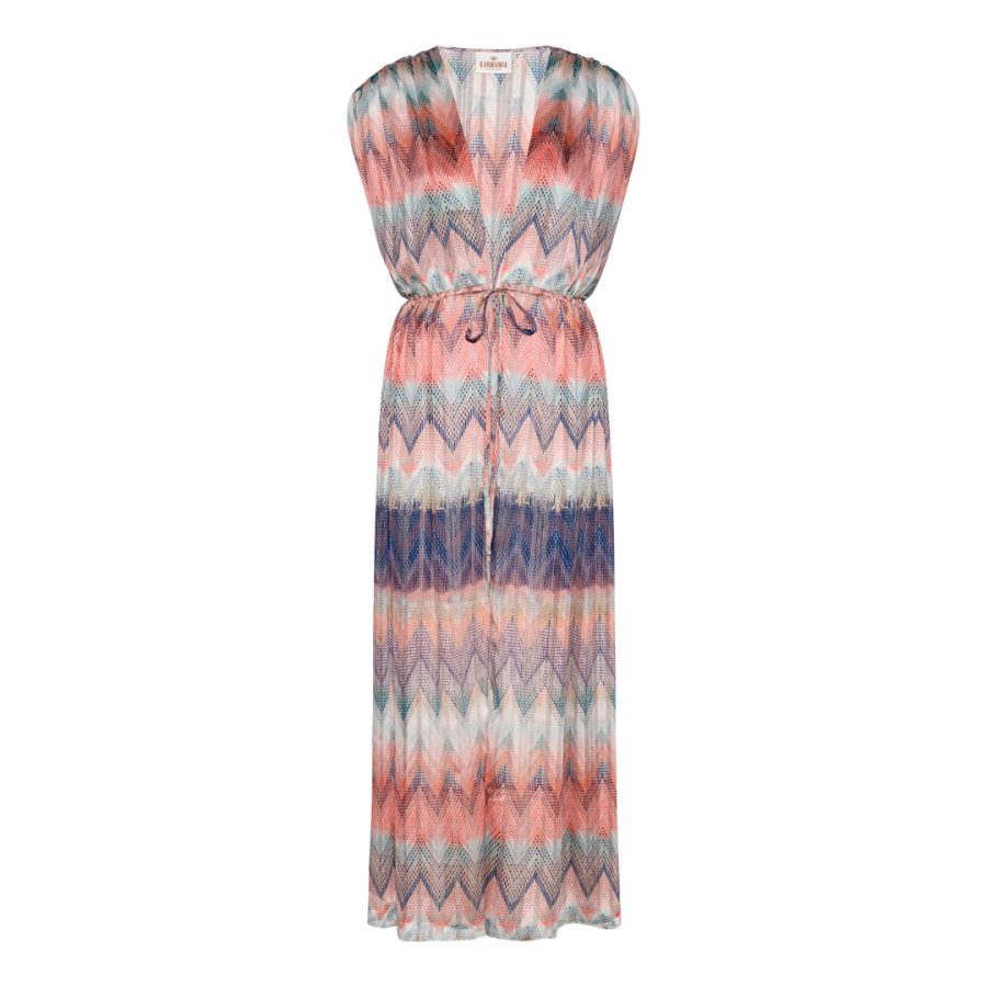 Karmamia miles robe shimmer chevron