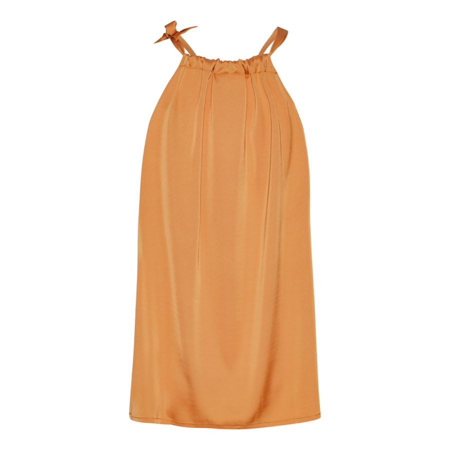 Karmamia ruffle tie top mango - Image 3