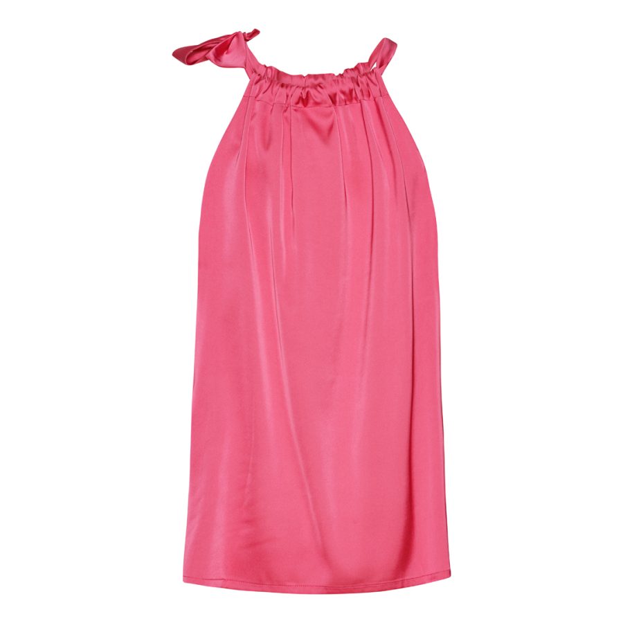 Karmamia ruffle tie top rose pink - Image 2