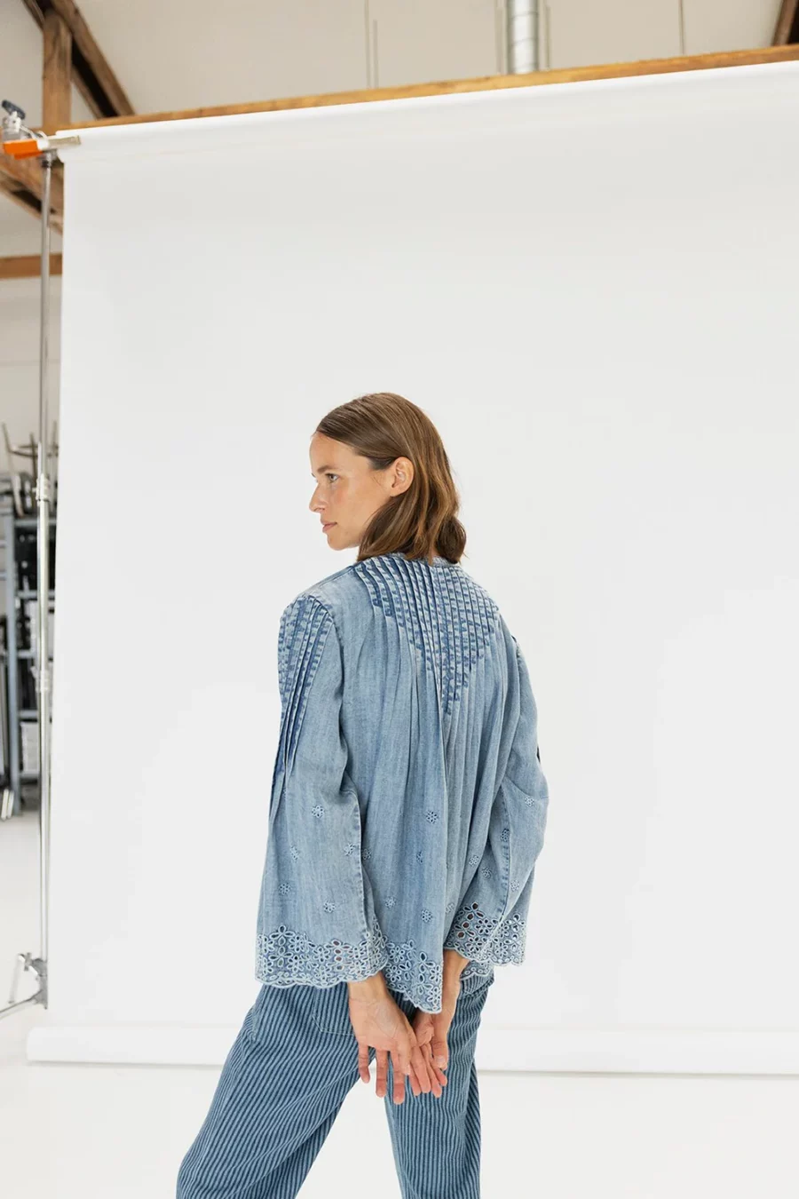 Project AJ117 harta blouse indigo - Image 4