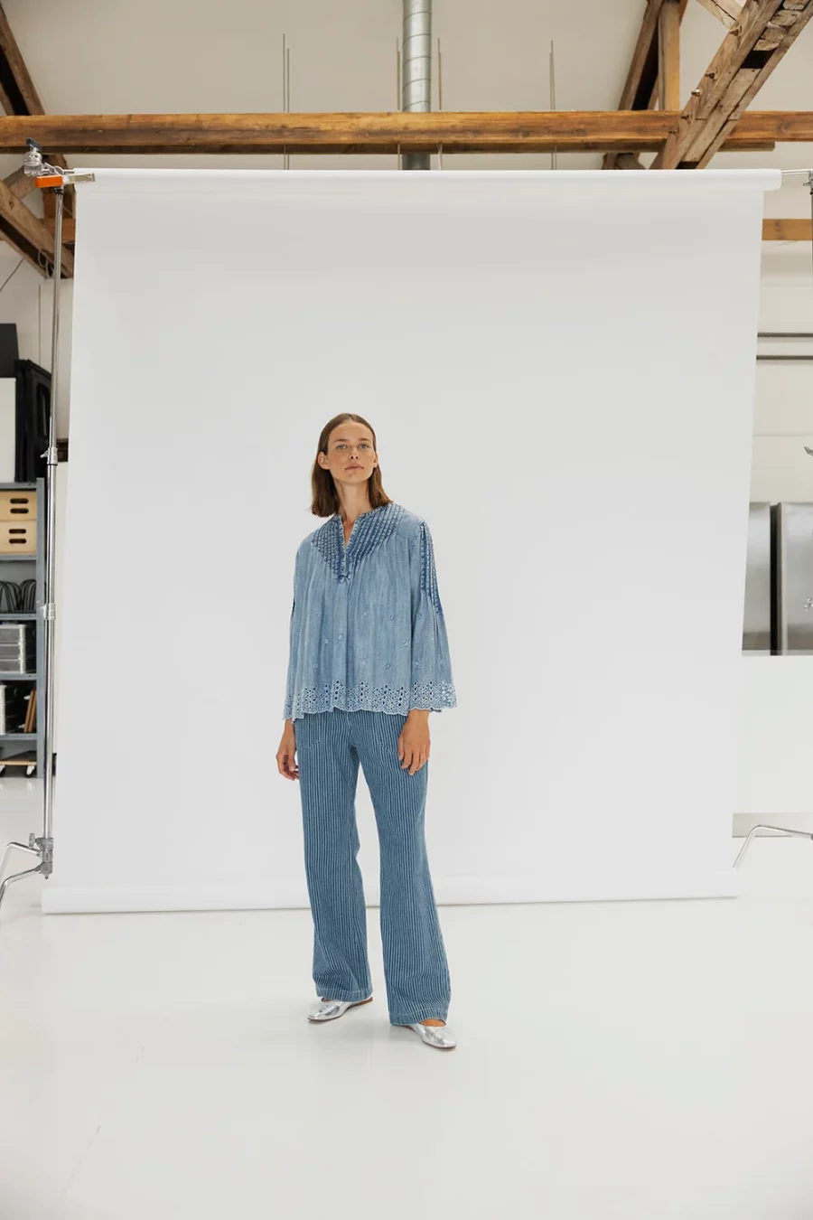 Project AJ117 harta blouse indigo - Image 3