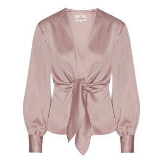 Karmamia blair blouse semi rich blush
