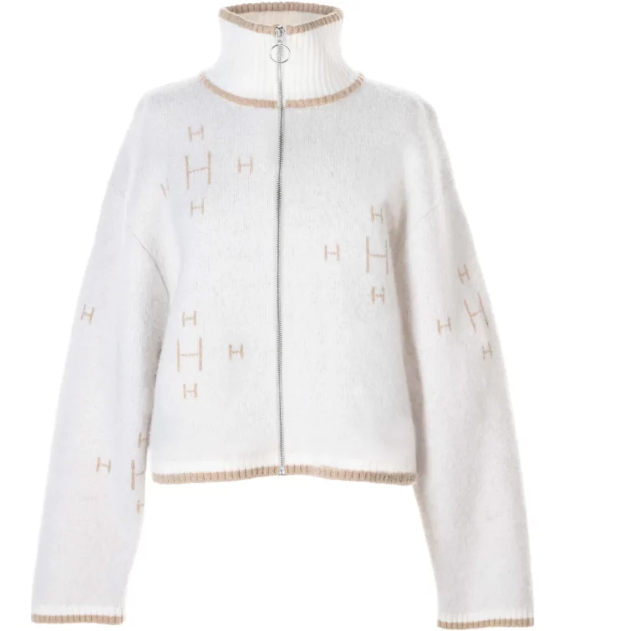 Hést zip jacket white