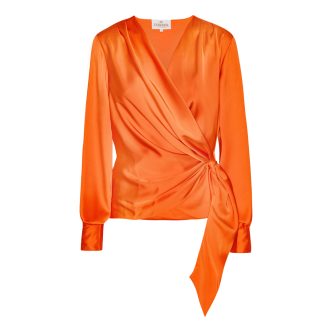 Karmamia ines blouse semi rich orange