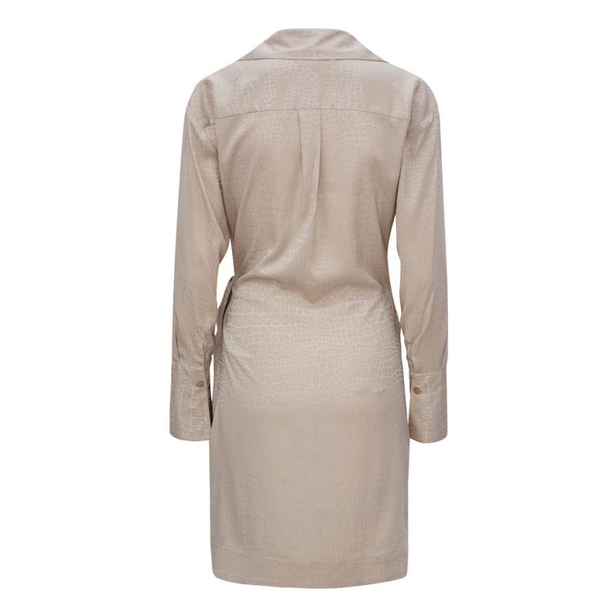 Karmamia ivy wrap dress snake jacquard - Image 2