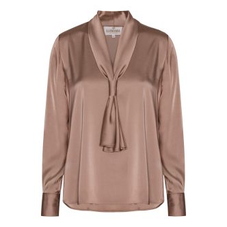 Karmamia jules blouse semi rich tan