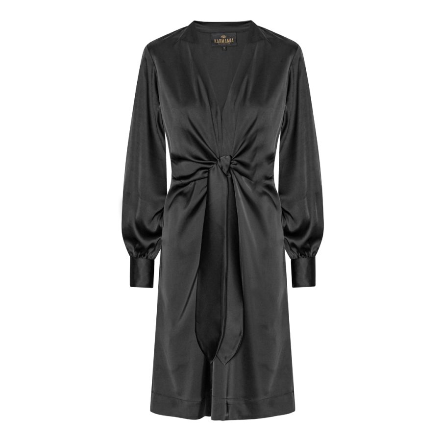 Karmamia blair dress semi rich black
