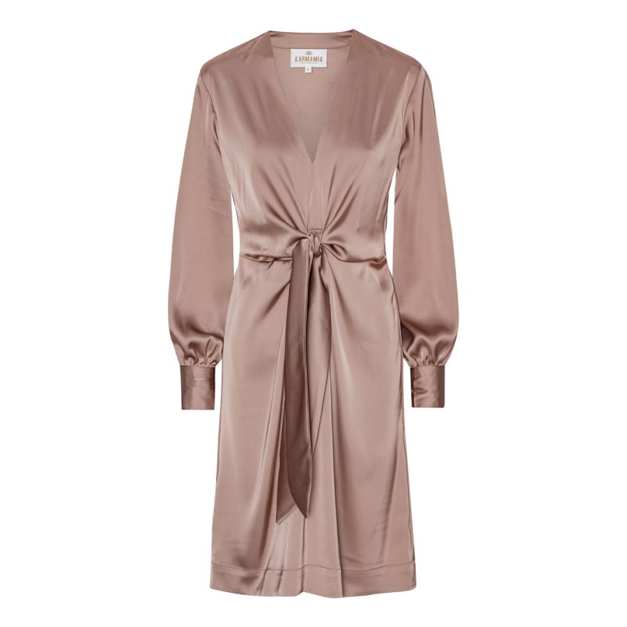 Karmamia blair dress semi rich tan