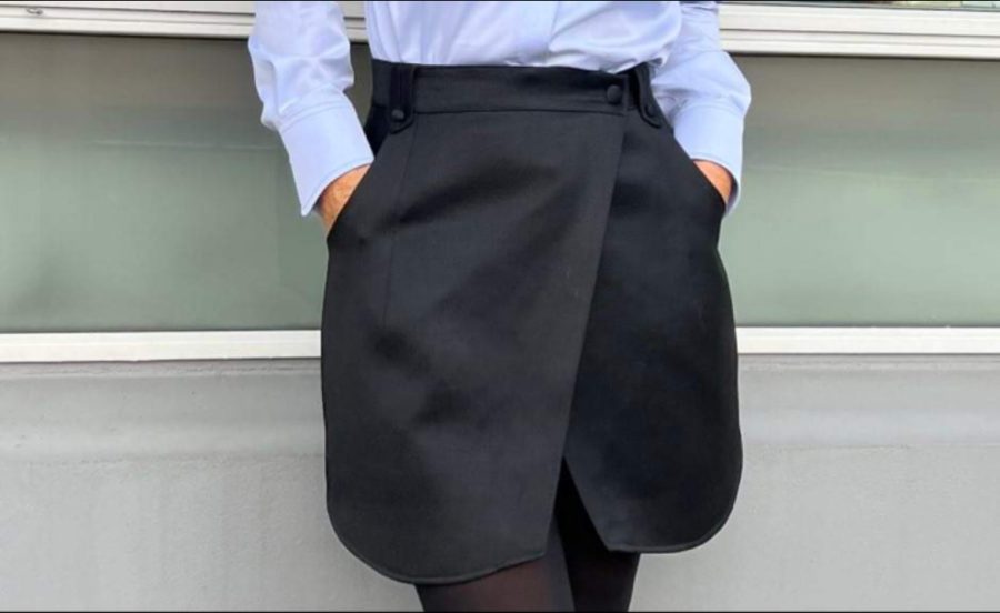 Signé skirt black