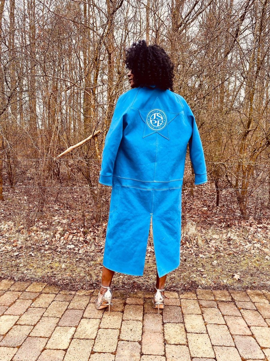 Signé denim coat blue - Image 3