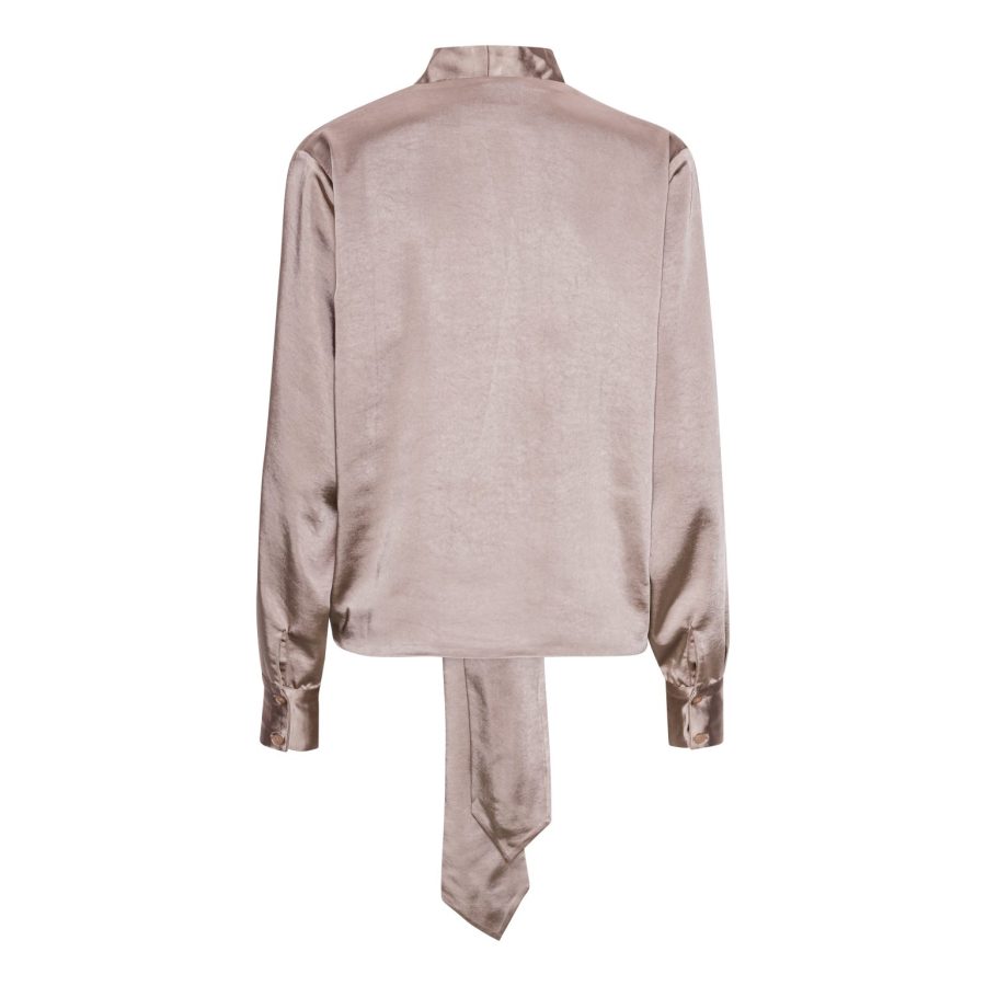 Karmamia wrap jacket nude rich satin - Image 2