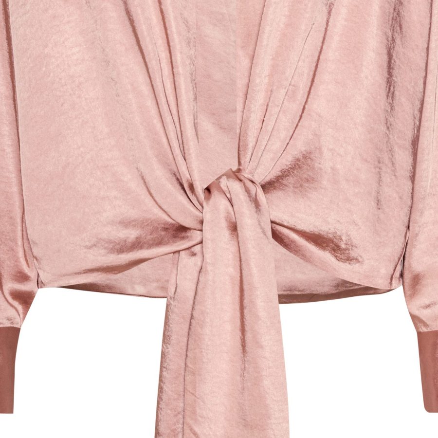 Karmamia wrap jacket peach rich satin - Image 3