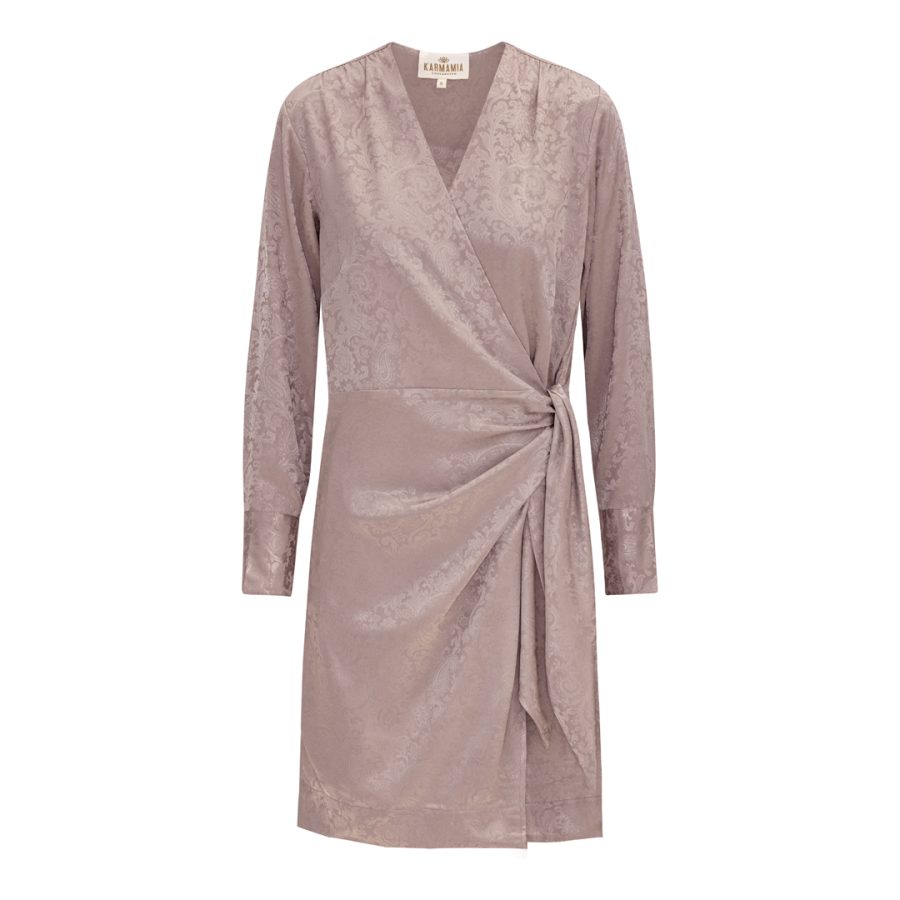 Karmamia harriet dress blush jacquard