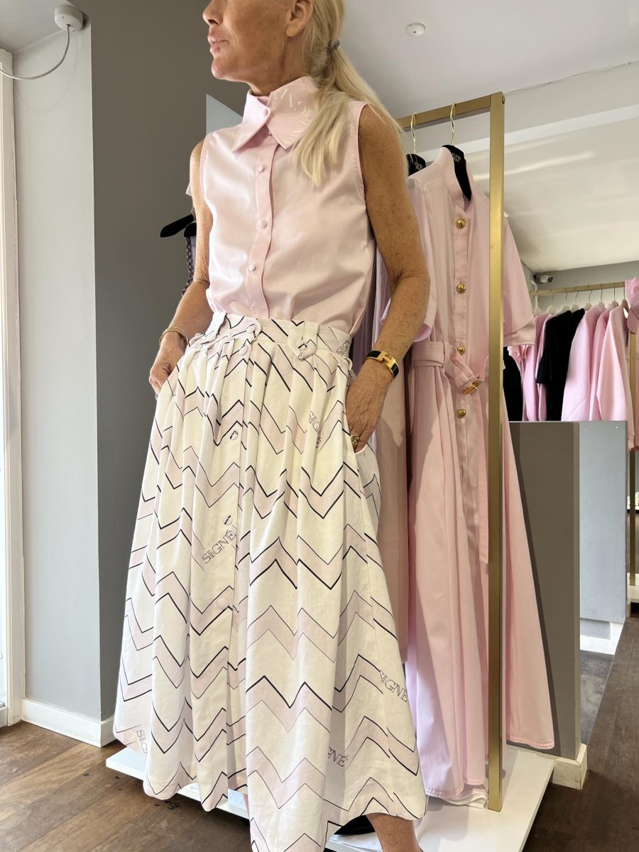 Signé skirt with zig zag print - Image 2