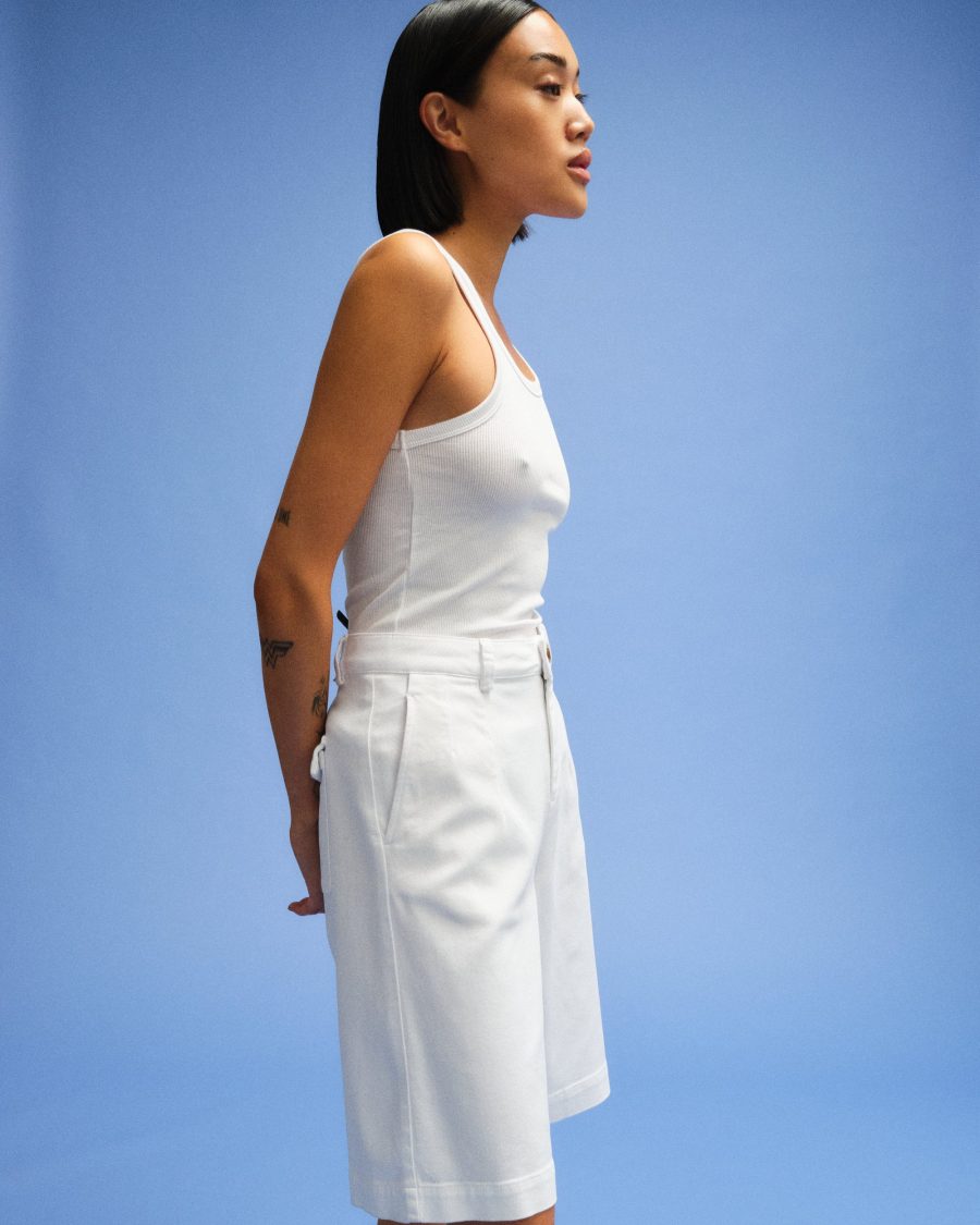 Ivy augusta french shorts optical white - Image 3