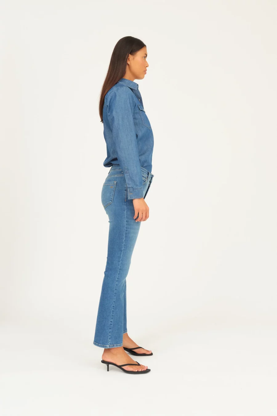 Ivy johanna flare wash jeans denim blue - Image 4