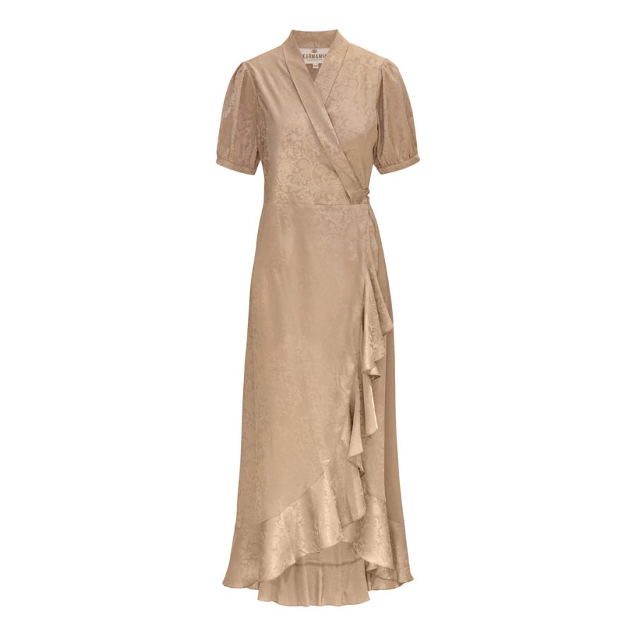 Karmamia iris dress pearl jacquard