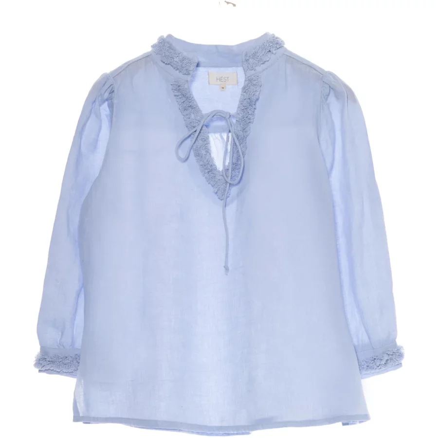 Hést linen blouse light blue