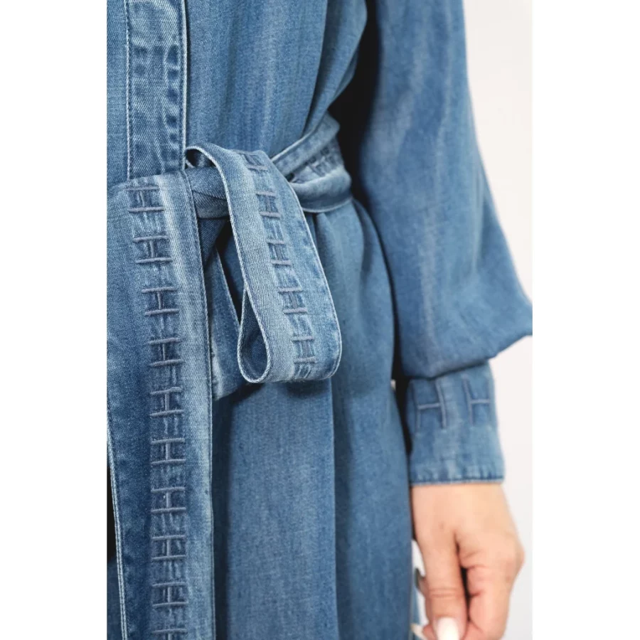 Hést tilde dress washed blue - Image 2