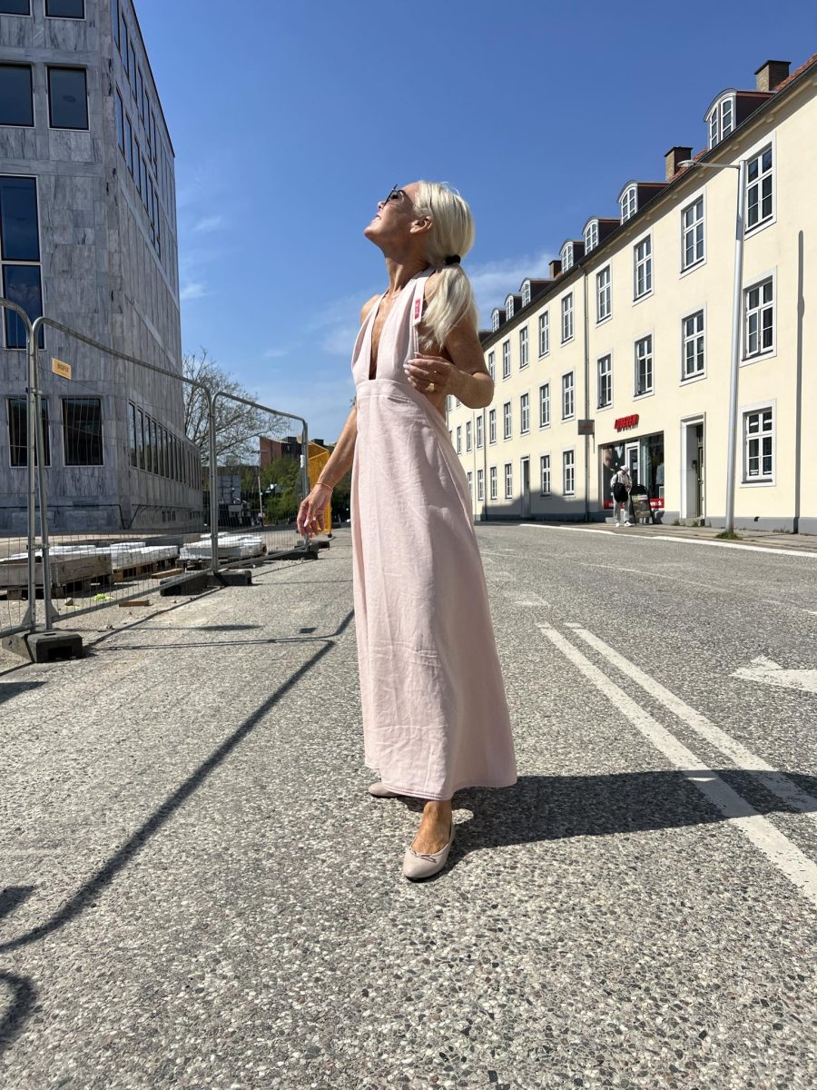 Signé linen dress soft pink - Image 2