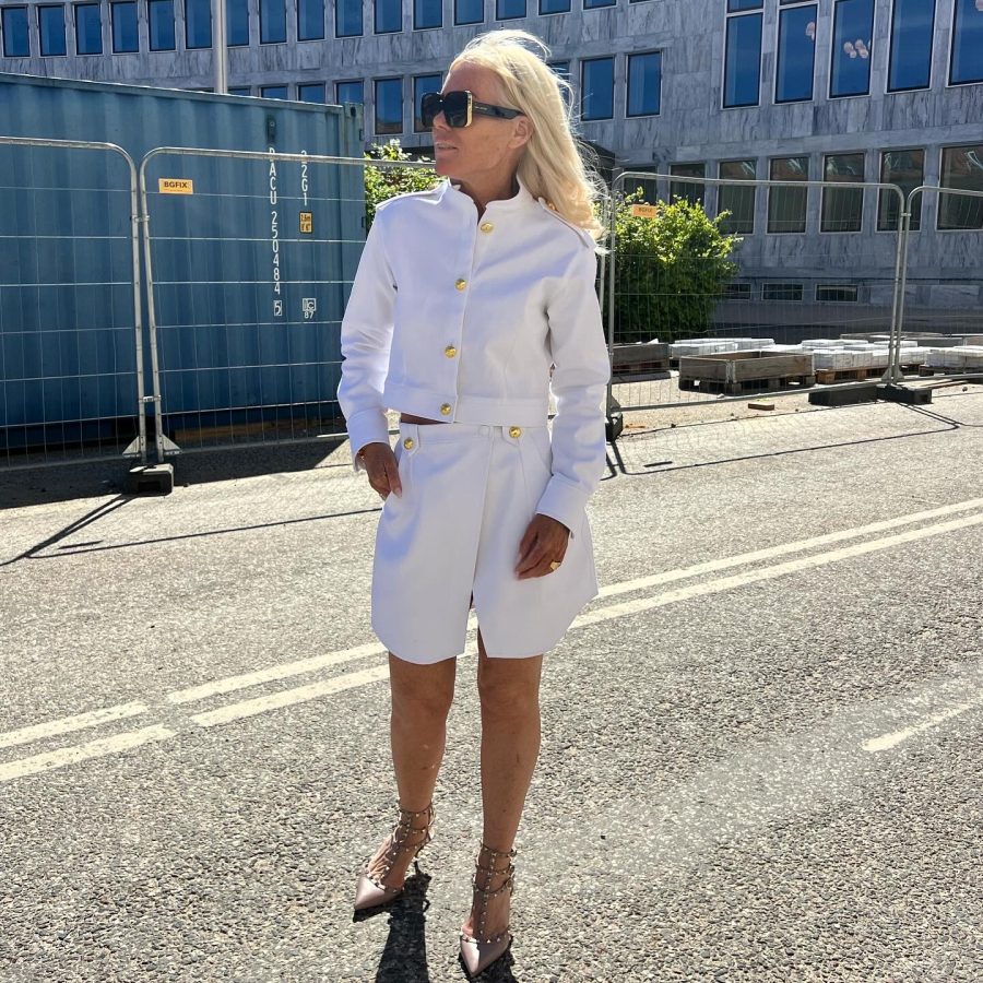 Signé jacket white demin