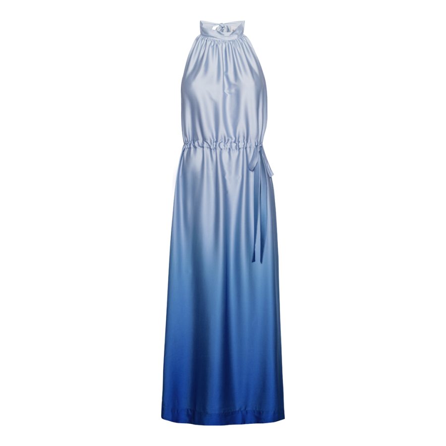 Karmamia layla dress gradient blue