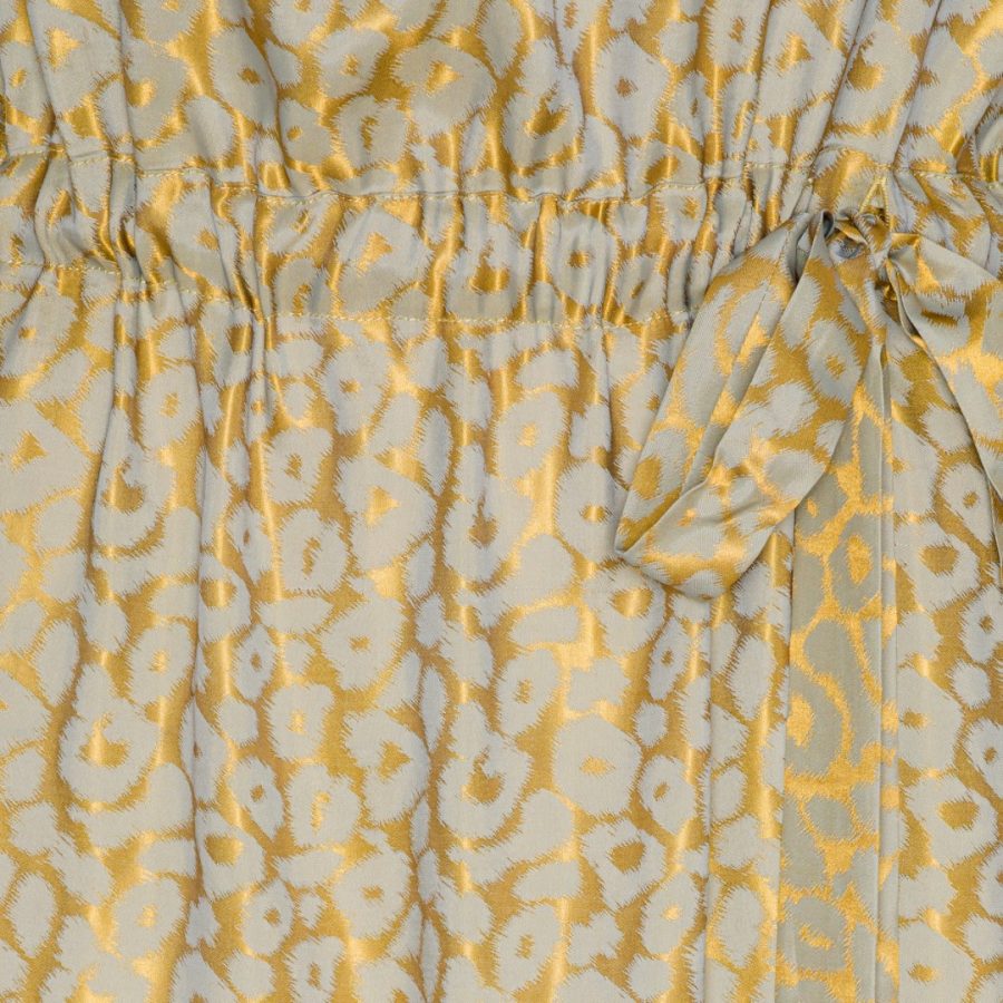 Karmamia layla dress gold leo silk - Image 3