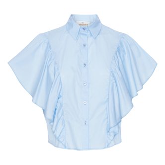 Karmamia salma shirt sky poplin