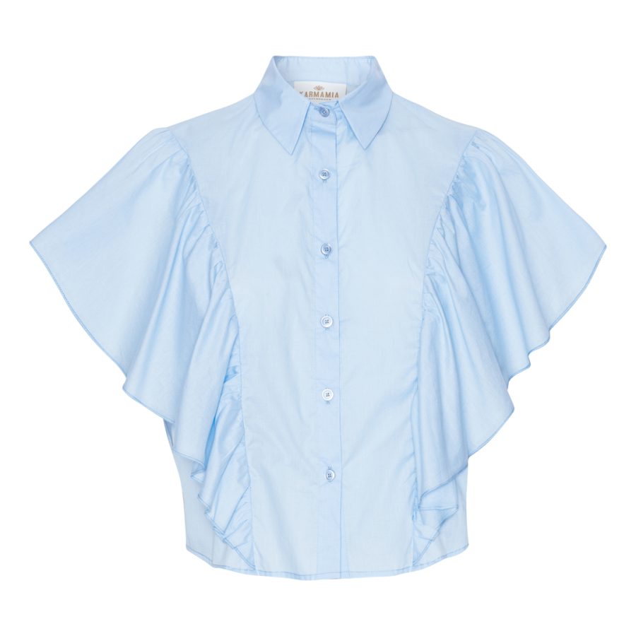 Karmamia salma shirt sky poplin