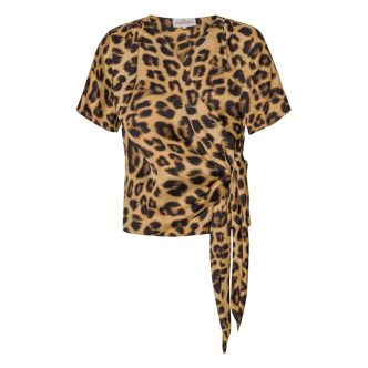 Karmamia dagmar blouse Leopard