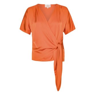 Karmamia dagmar blouse Tangerine