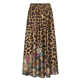 Karmamia savannah skirt Flower Leopard