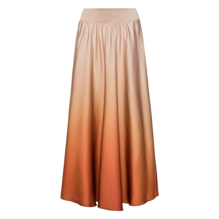 Karmamia savannah skirt Gradient Tangerine
