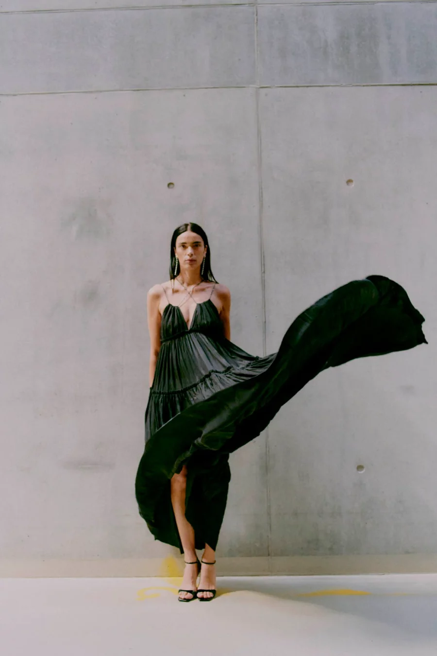 Copenhagen muse poke dress black - Image 4