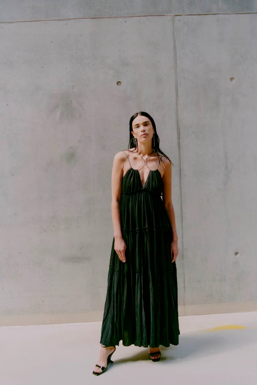 Copenhagen muse poke dress black - Image 6
