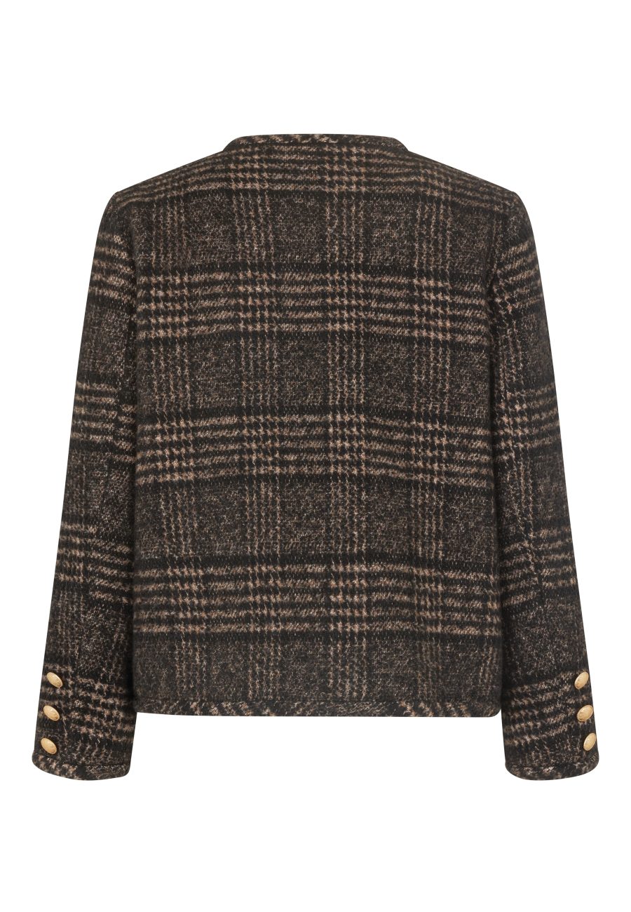 Dea kudibal nelladea jacket cafe au lait check - Image 2