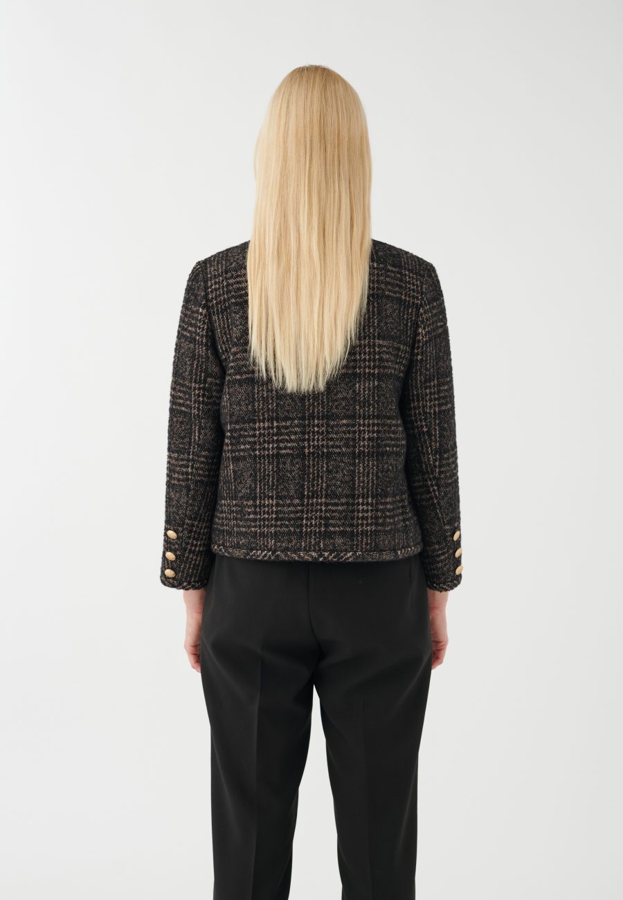 Dea kudibal nelladea jacket cafe au lait check - Image 4