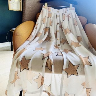 Signé skirt with stars